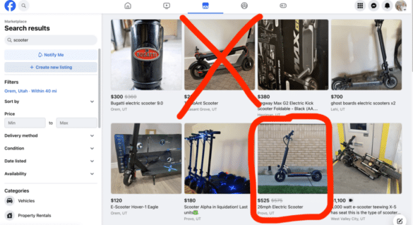 Buying a used electric scooter